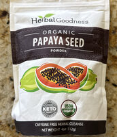Organic Papaya Seed Powder