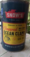 Snow's Chopped Ocean Clams