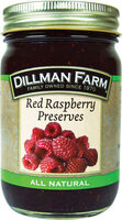Red raspberry preserves