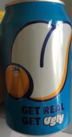Orange sparkling water
