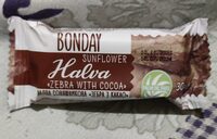 Halva de floarea soarelui Zebra cu cacao