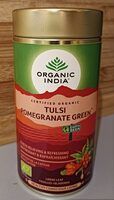 Organic Tulsi Pomegranate Green Loose Leaf