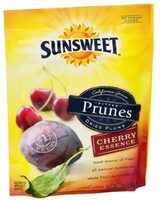 Pitted prunes, cherry essence