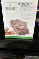 Butterscotch sea salt, wafer bar