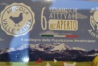 Uova fresche allevate all'aperto