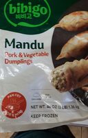 Mandu Pork & Vegetable Dumplings