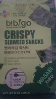 CJ Bibigo Crispy Seaweed Snacks - Wasabi Flavour (pack of 3)