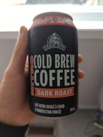 Nitro cold brew coffee, dark roast