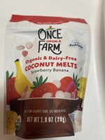 Organic & Dairy-Free Coconut Melts - Strawberry Banana