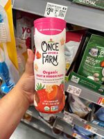 Organic Fruit & Veggie Puffs Strawberry, Coconut & Sweet Potato