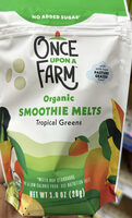Organic Smoothie Melts Tropical Greens