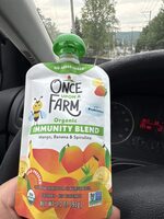 Organic Immunity Blend Mango, Banana & Spirulina