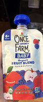 Organic Fruit Blend Apple & Blueberry