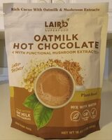 Oatmilk Hot Chocolate with Functional Mushroom Extracts