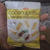Coconut Rolls banana