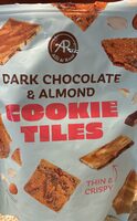 Dark Chocolate & Almond Cookie Tiles