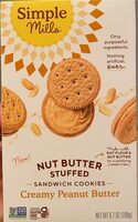 Nut Butter Stuffed Sandwich Cookies