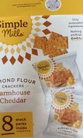 Almond Flour Crackers Farmhouse Cheddar