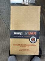 JumpstartBAR Peanut Butter Chocolate Chip Nutrition Bar