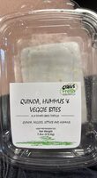 Quinoa, Hummus, and Veggie Bites