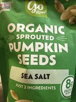 Organic sprouted pumpkin seeds
