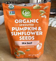 Organic Sprouted Pumpkin and Sunflower Seeds
