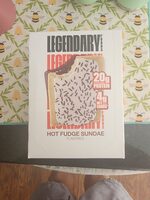 Protein pastry (hot fudge sundae)