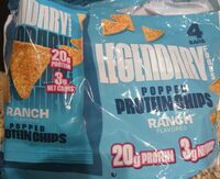 Ranch Flavored Popped Protein Chips