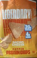 Nacho Cheese Flavored Popped Protein Chips