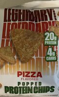 Popped protein chips