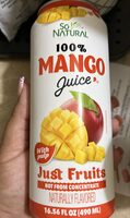100% mango juice