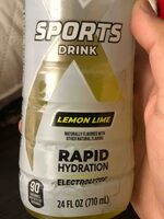 Sports Drink Lemon Lime Rapid Hydration Electrolytes