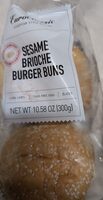 Sesame Brioche Burger Buns
