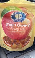 Peach burst fruit gummy