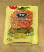 Pineapple Fruit Gummy 4D