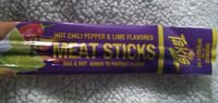 Hot chili pepper & lime flavored Meat Sticks