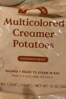 Multicolored creamy or potatoes
