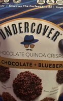 Chocolate quinoa crisp-  dark chocolate + blueberries