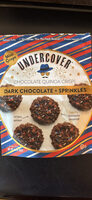 Dark Chocolate + Sprinkles Chocolate Quinoa Crisps