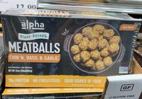 Plant-Based Meatballs Chik'N, Basil & Garlic