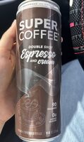 Double shot espresso and cream