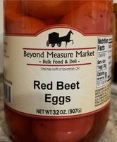 Red beet eggs