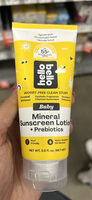Baby Mineral Sunscreen Lotion + Prebiotics