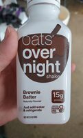 Oats Overnight Shake Brownie Batter