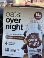 Oats Over Night Shake Chocolate Peanut Butter