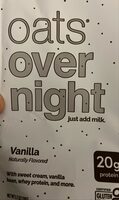 Vanilla oats overnight