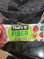 Fiber mini fruit bar
