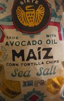 Avocado Oil Maiz Corn Tortilla Chips With Sea Salt