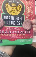 Fresas con Crema Strawberries & Cream Grain Free Cookies