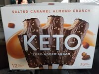 Salted caramel almond crunch Zero Sugar Added